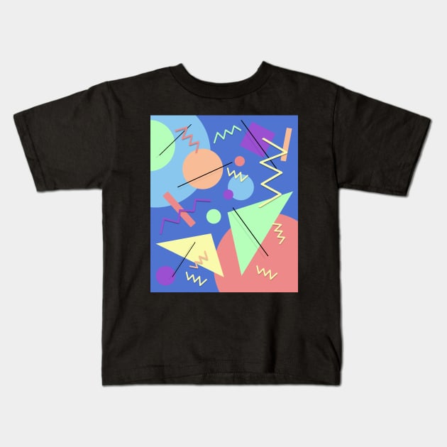 Memphis #5 Kids T-Shirt by headrubble